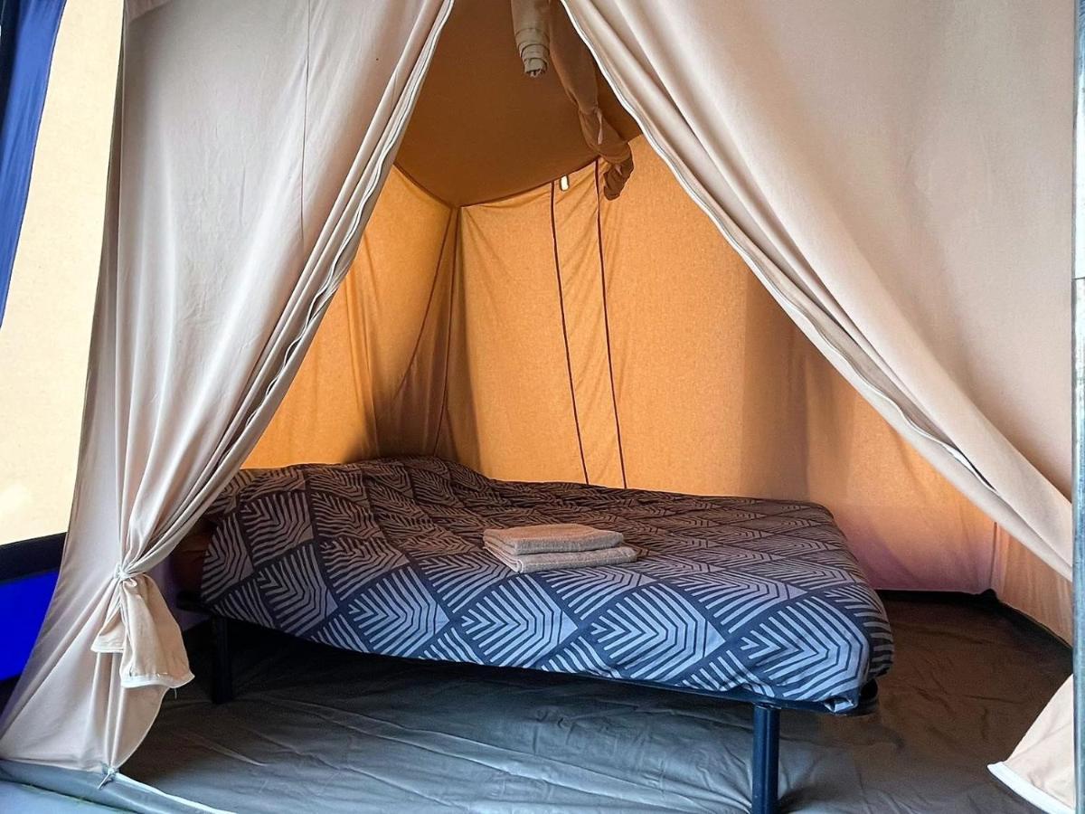 3- persoons bungalowtent op rustig privé plekje bij camping De Iepenhoeve Anna Paulowna Exterior foto